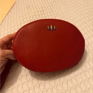 Ruby Red Portland Leather Large Roswell